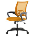 Orange Office Chair with Lumbar Support V70294