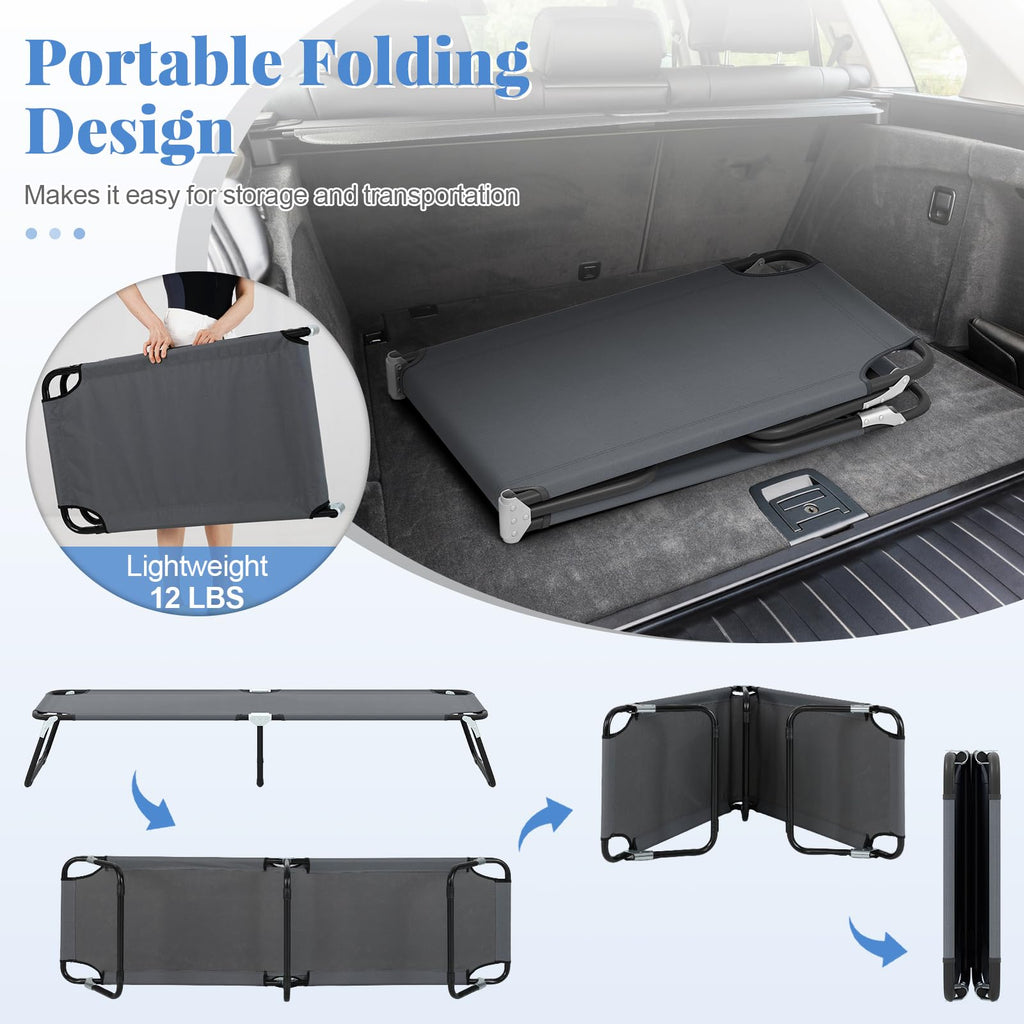 Folding Camping Cot Y84328