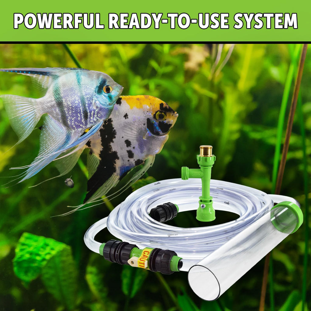 Aquarium Maintenance System, Gravel Cleaner and Water Changer, 25 Foot T34323
