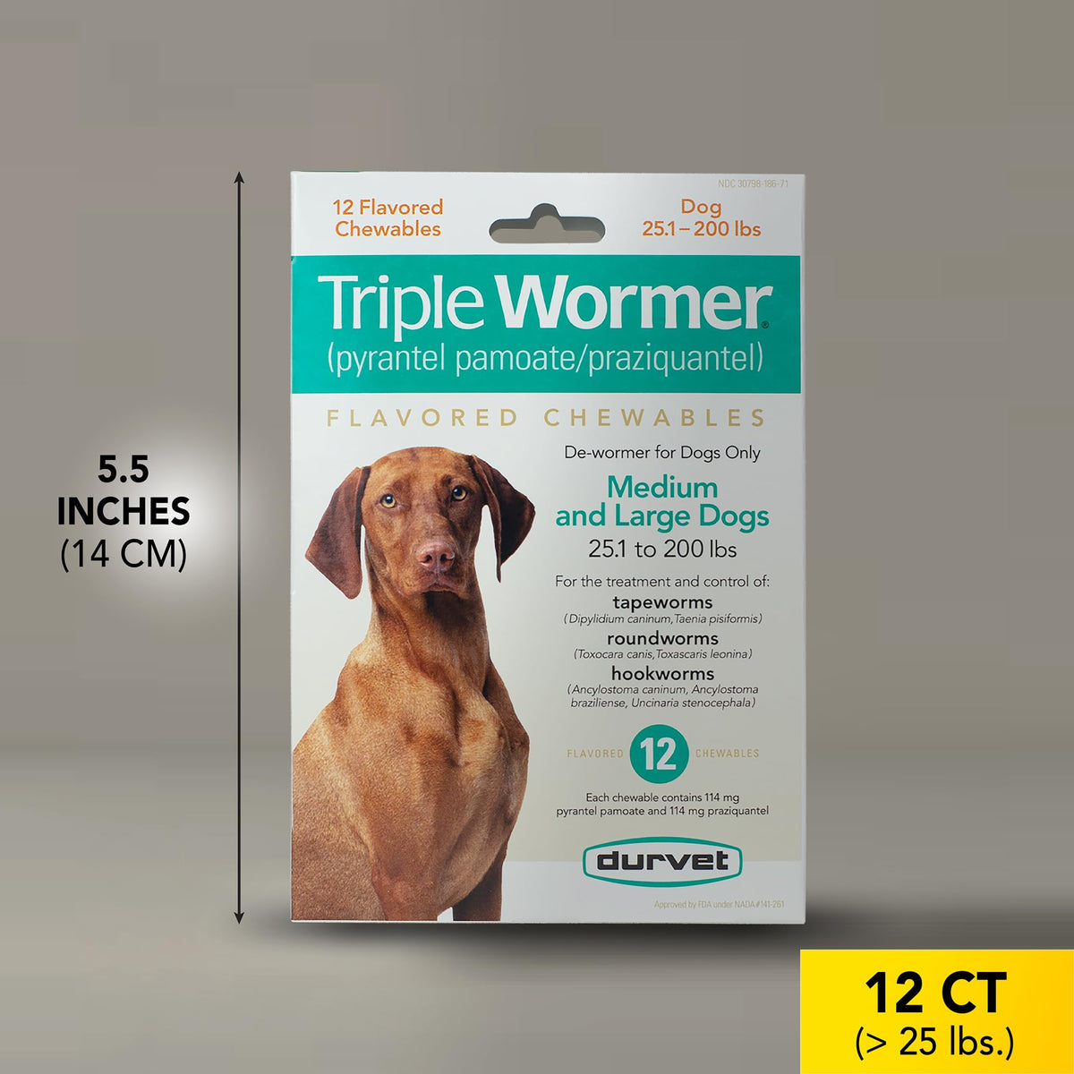 Triple Wormer for Medium and Large Dogs T1331