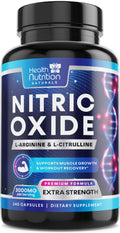 3000mg L-Arginine & L-Citrulline Nitric Oxide Supplement 240 Capsules J46950