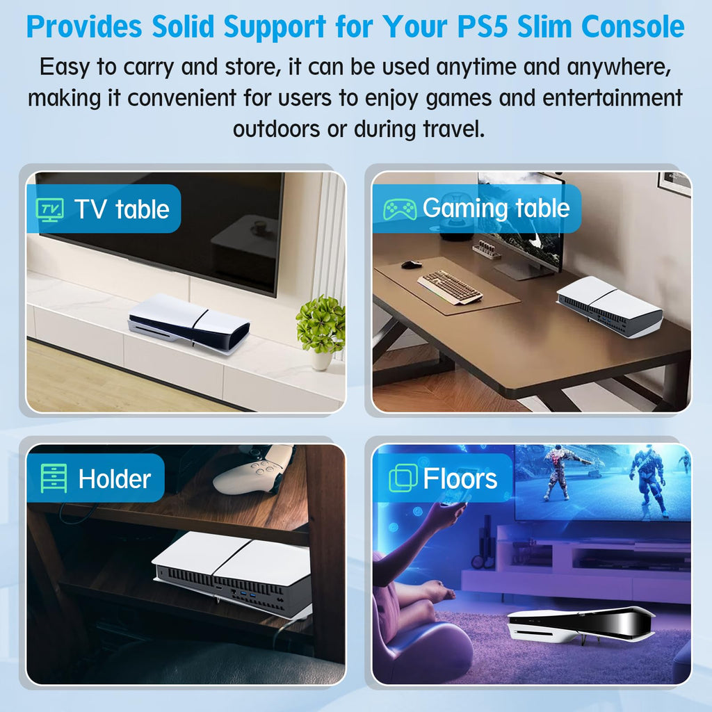 4Pcs Console Stand for PS5 Slim I12919