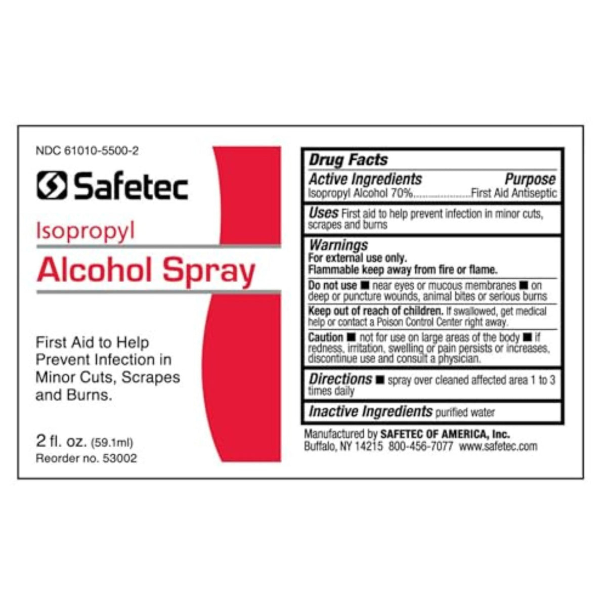 Isopropyl Alcohol 70% 2oz Spray Bottle M469737