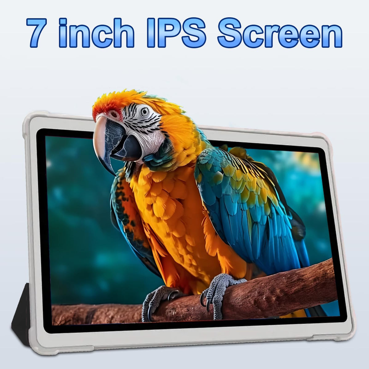 7 Inch Android Tablet with Case, 6GB RAM 32GB ROM, Black C628