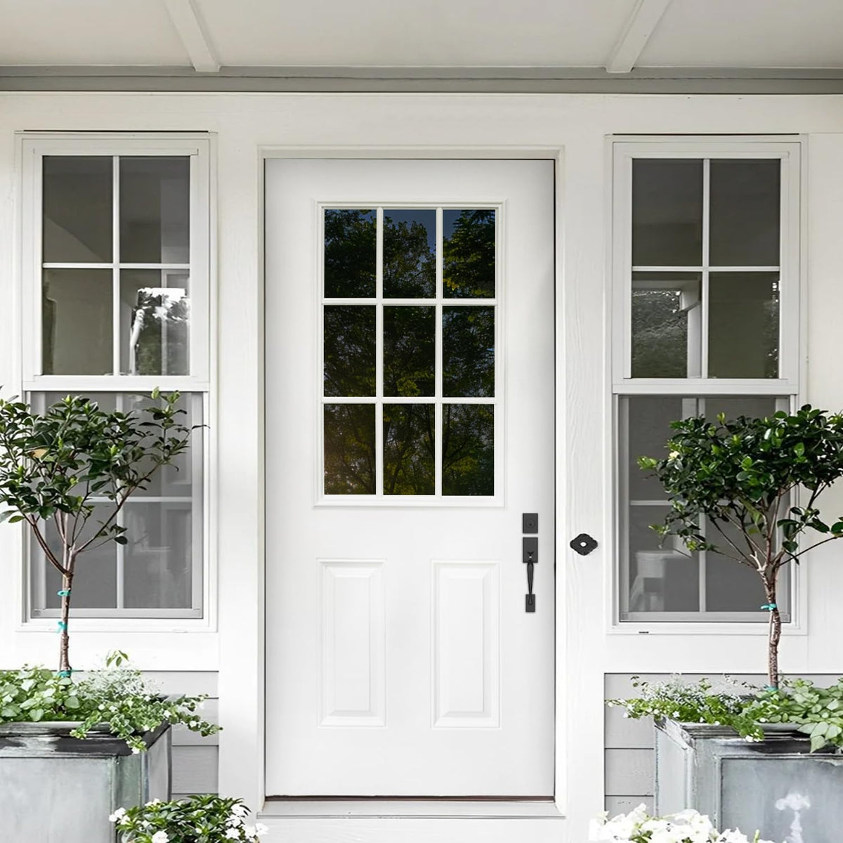 Fiberglass Exterior Door with Brickmould, 36'' x 80'' Front Entry Door S890030