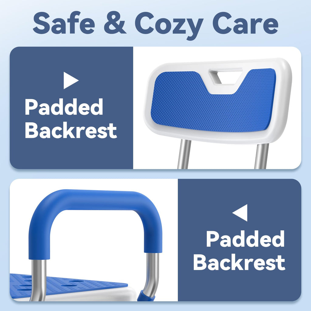 Shower Chair with Reinforced Crossing Bar H91415