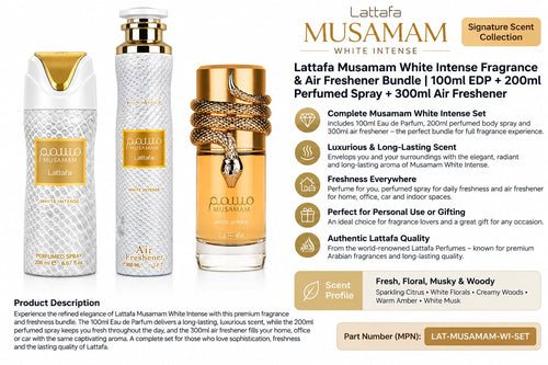 100ml Eau de Parfum + 200ml Perfumed Spray + 300ml Air Freshener N1270