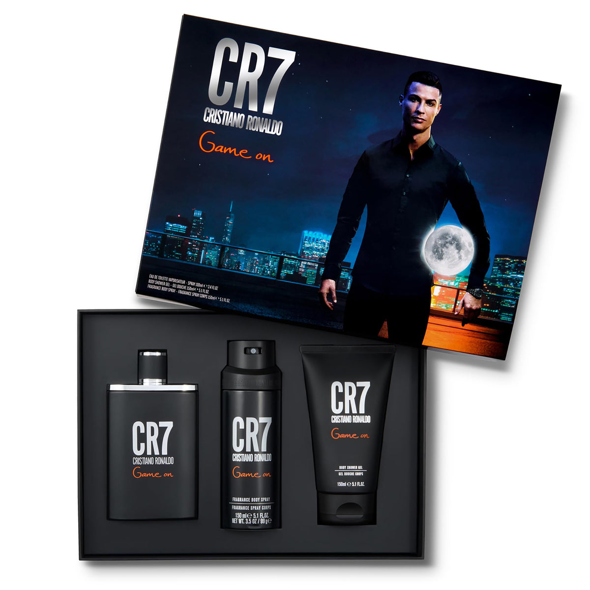3 Pc Gift Set 3.4oz EDT Spray, 5.1oz Shower Gel, 4.1oz Body Spray M465