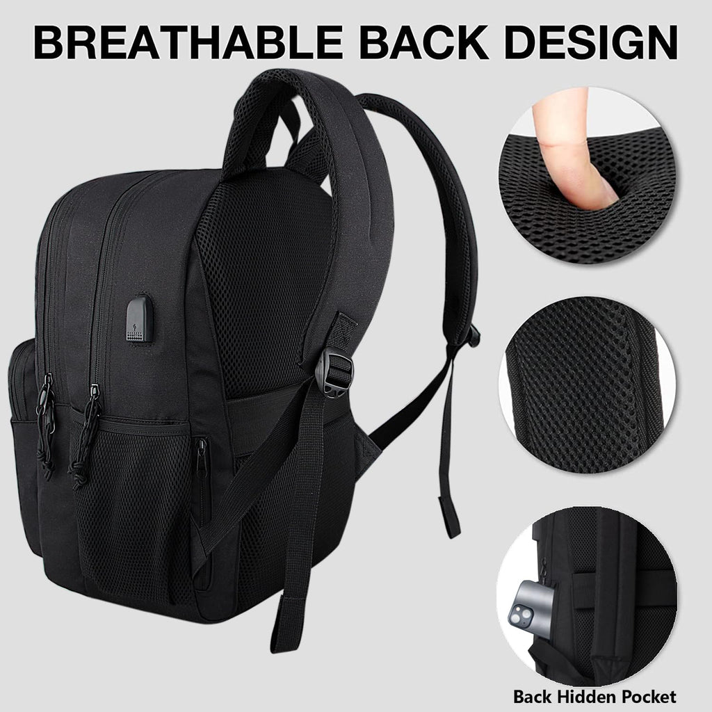 Anti Theft Laptop Backpack with USB Charging Port B54939