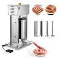 25 LBS Stainless Steel Electric Sausage Stuffer with 4 Stuffing Tubes M514637