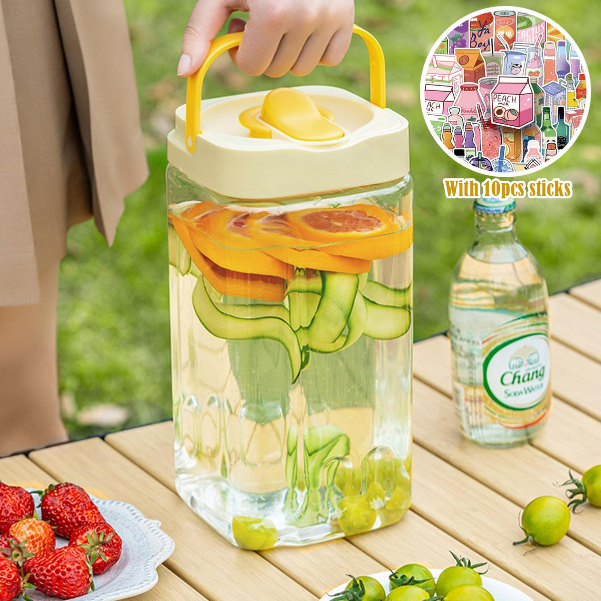 3.5L Plastic Beverage Dispenser Z112962