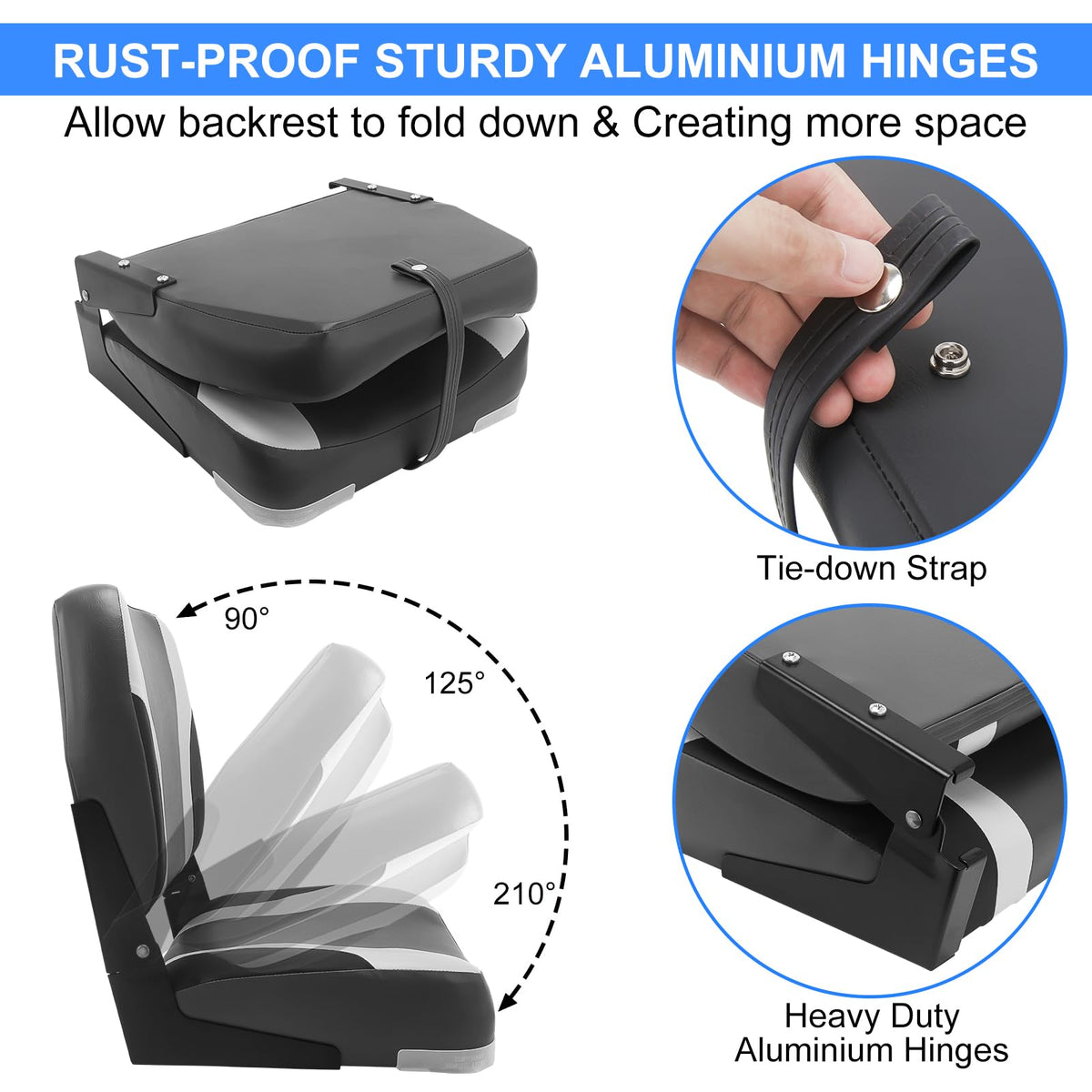 Folding Boat Seat 2 Pack H718