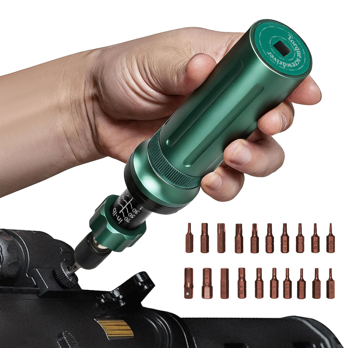 10-70 in-lb 1/4" Drive 24 PCS Torque Screwdriver Set X57502