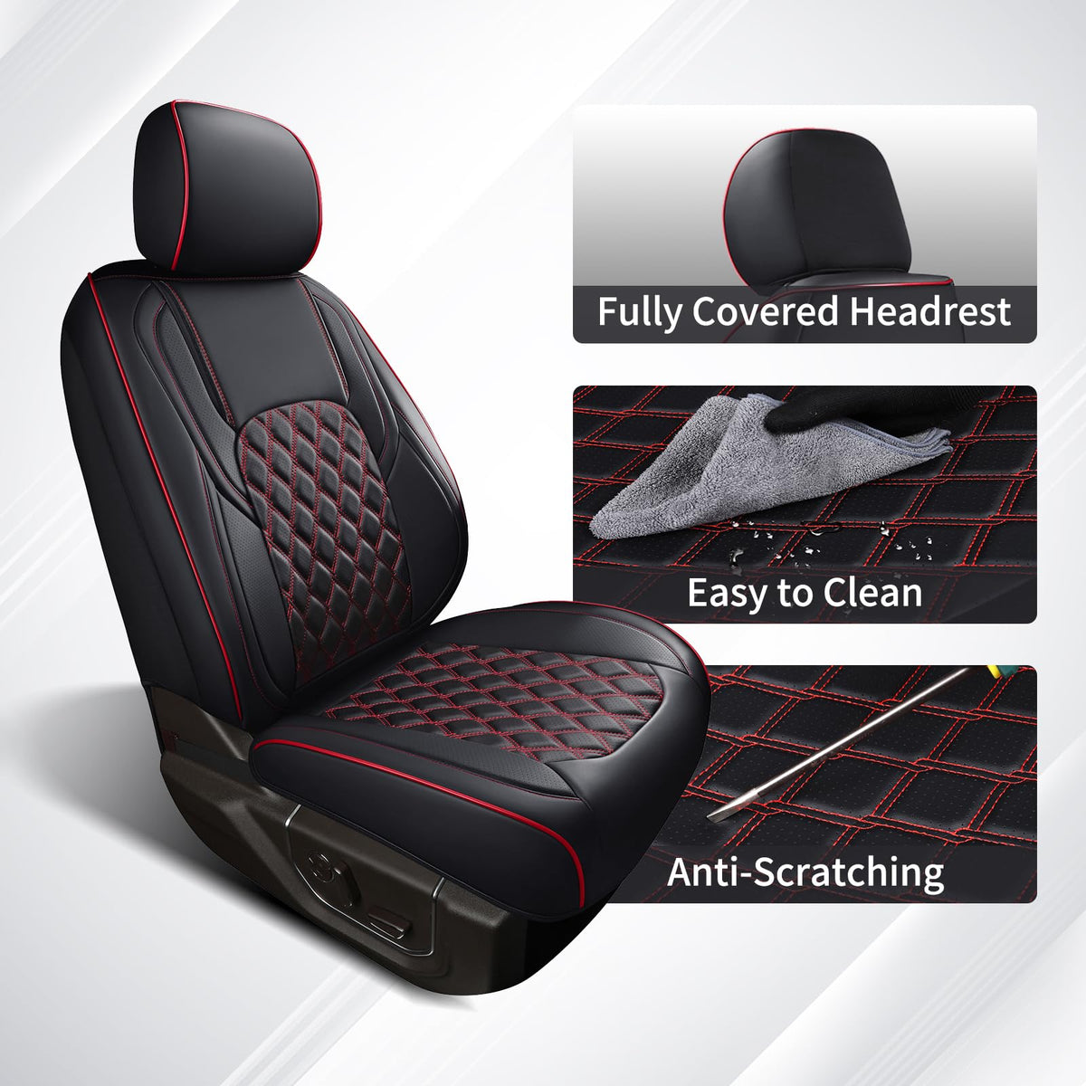 Seat Covers 4 Door Without Rear Cupholder A968