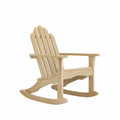 Unfinished Treated Pine Wood Outdoor Rocking Chair A32866