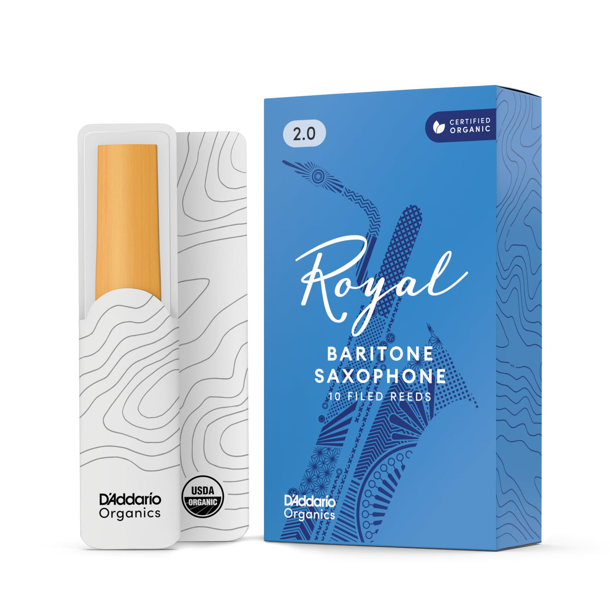 Baritone Sax Reeds Strength 2.0, 10-Pack R2131