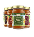 Bone Broth Variety Pack 3 Beef Flavors 14oz 4-Pack S850376