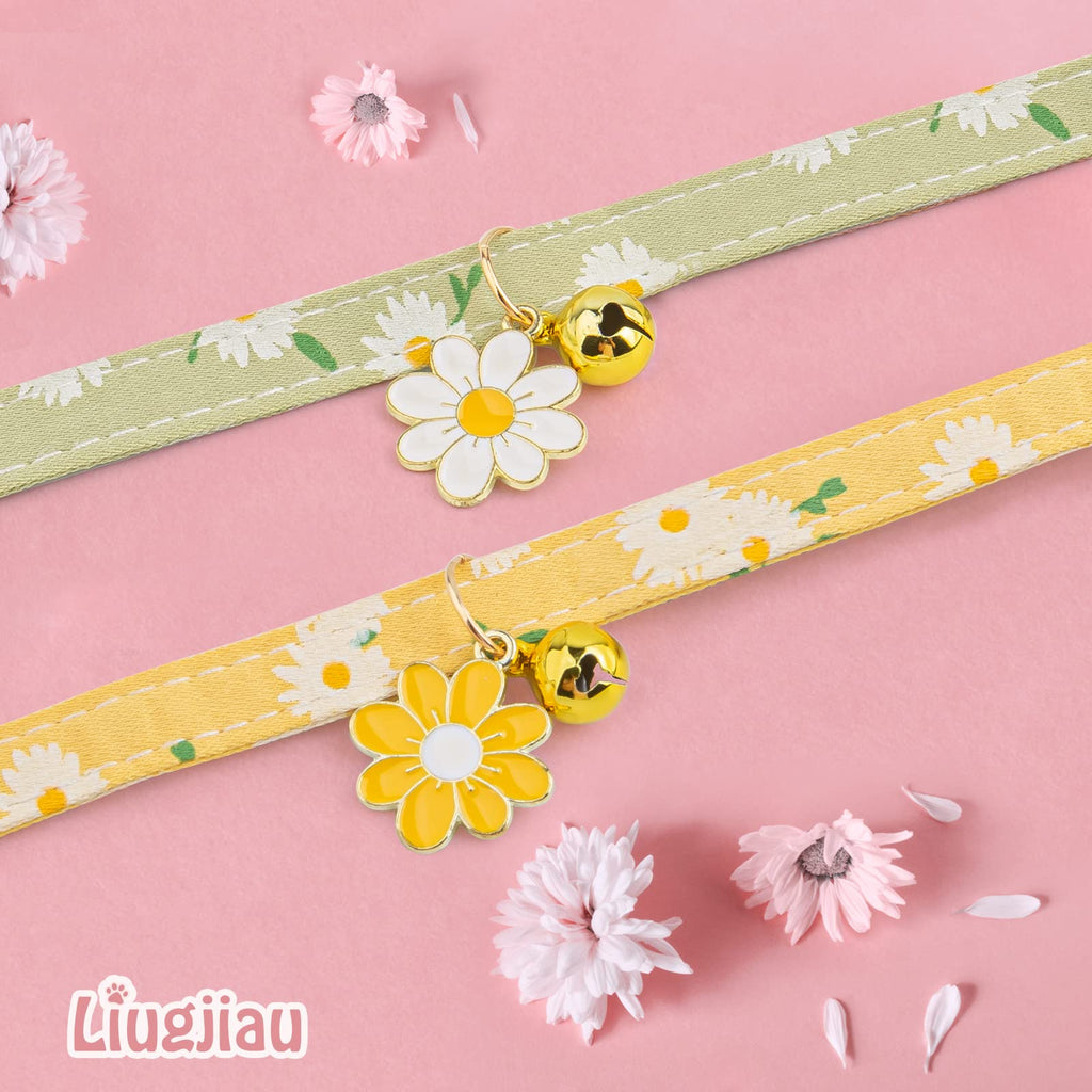 2 Pack Cotton Breakaway Cat Collar with Bell L666736
