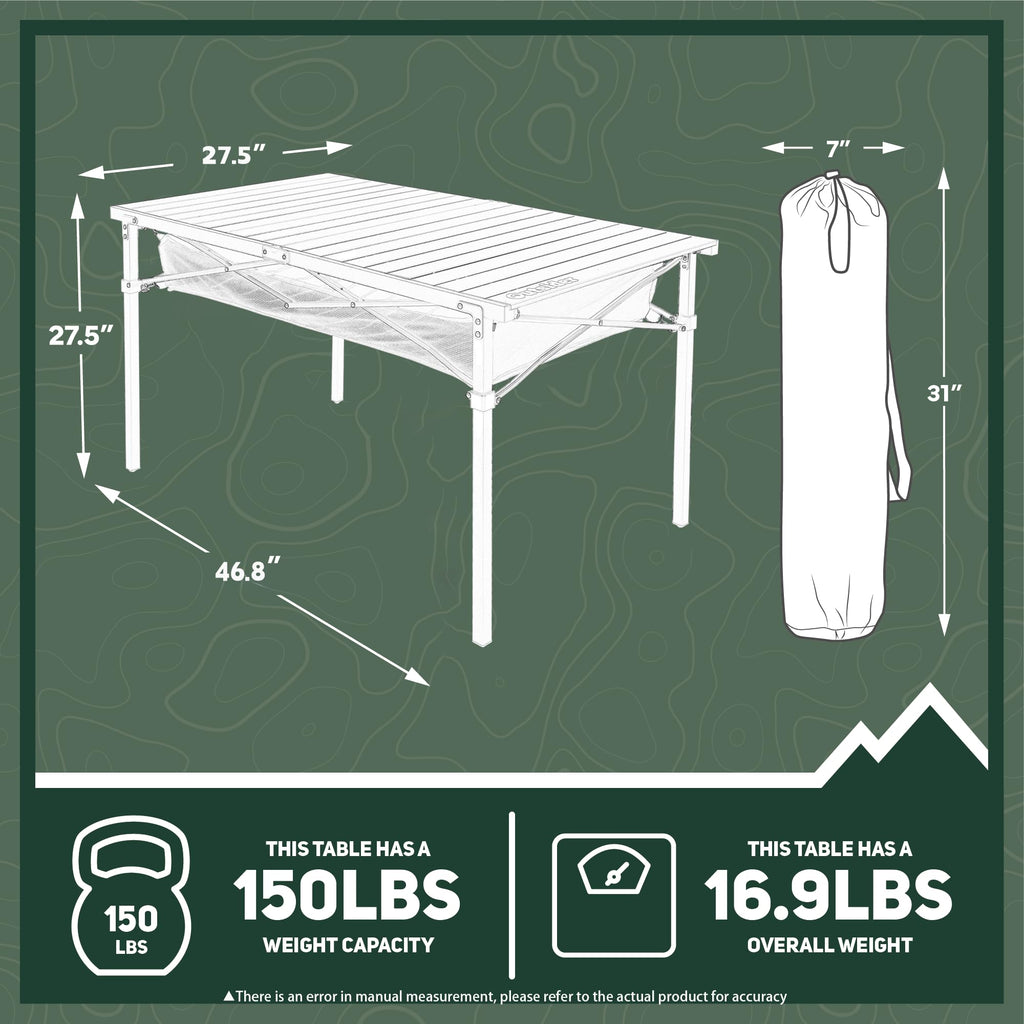 Portable Aluminum Camping Table E90684