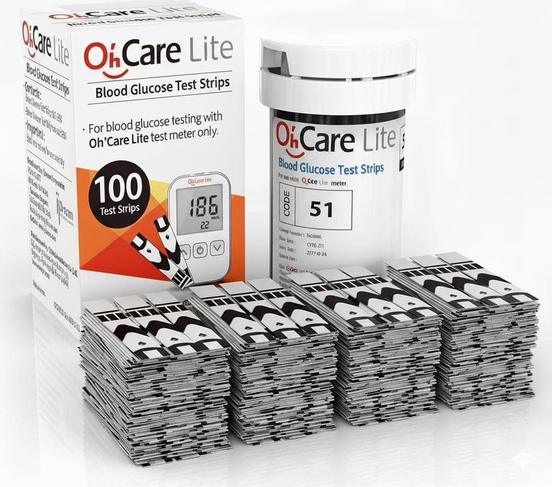 100 Test Strips for Blood Glucose Meter X641369