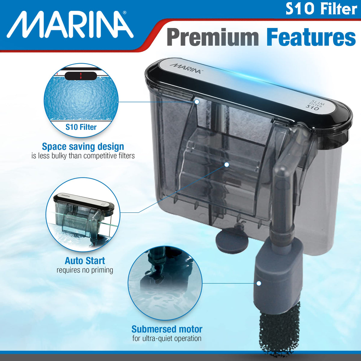 Power Filter up to 10 gallons O871