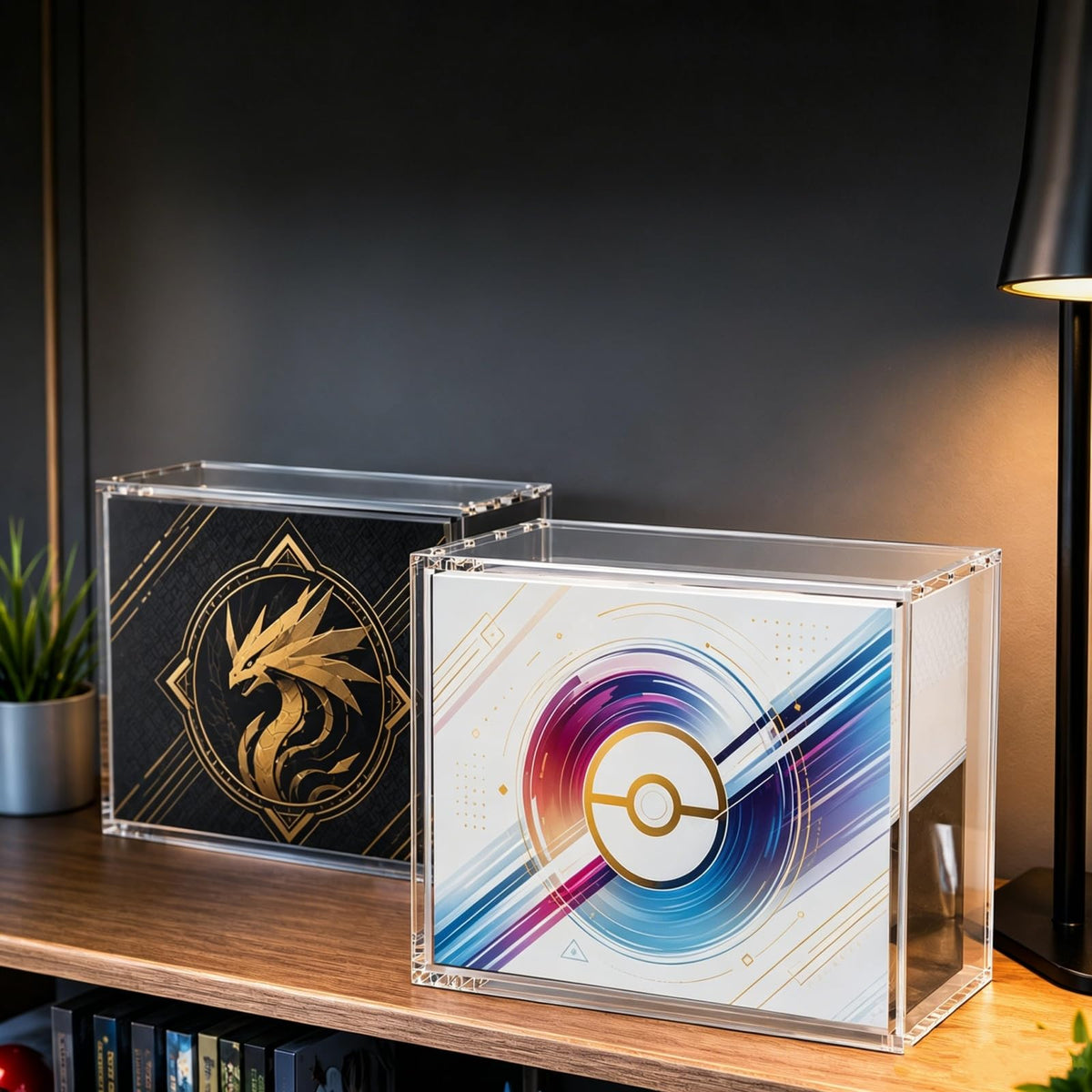 Acrylic Display Case with 6 Magnets Stackable H2531