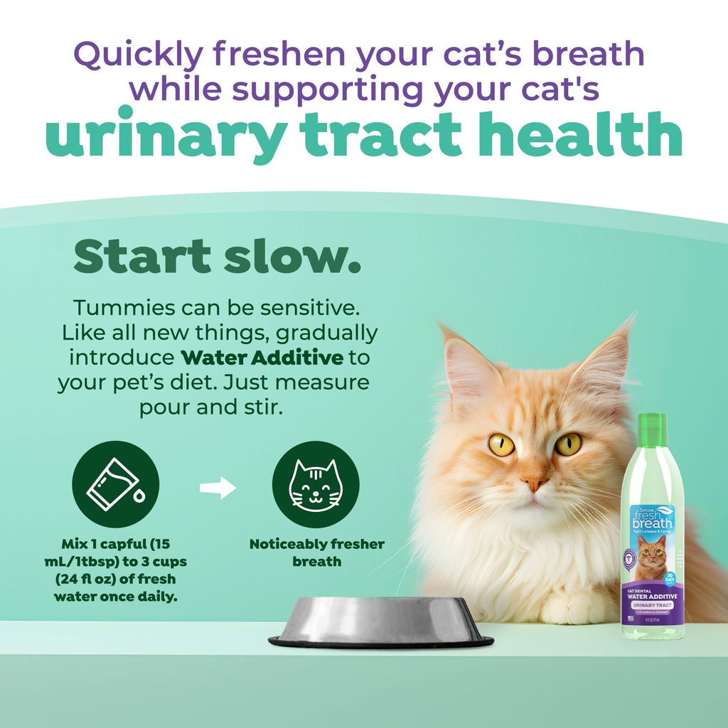 Fresh Breath Water Additive for Cats 16oz Y7131