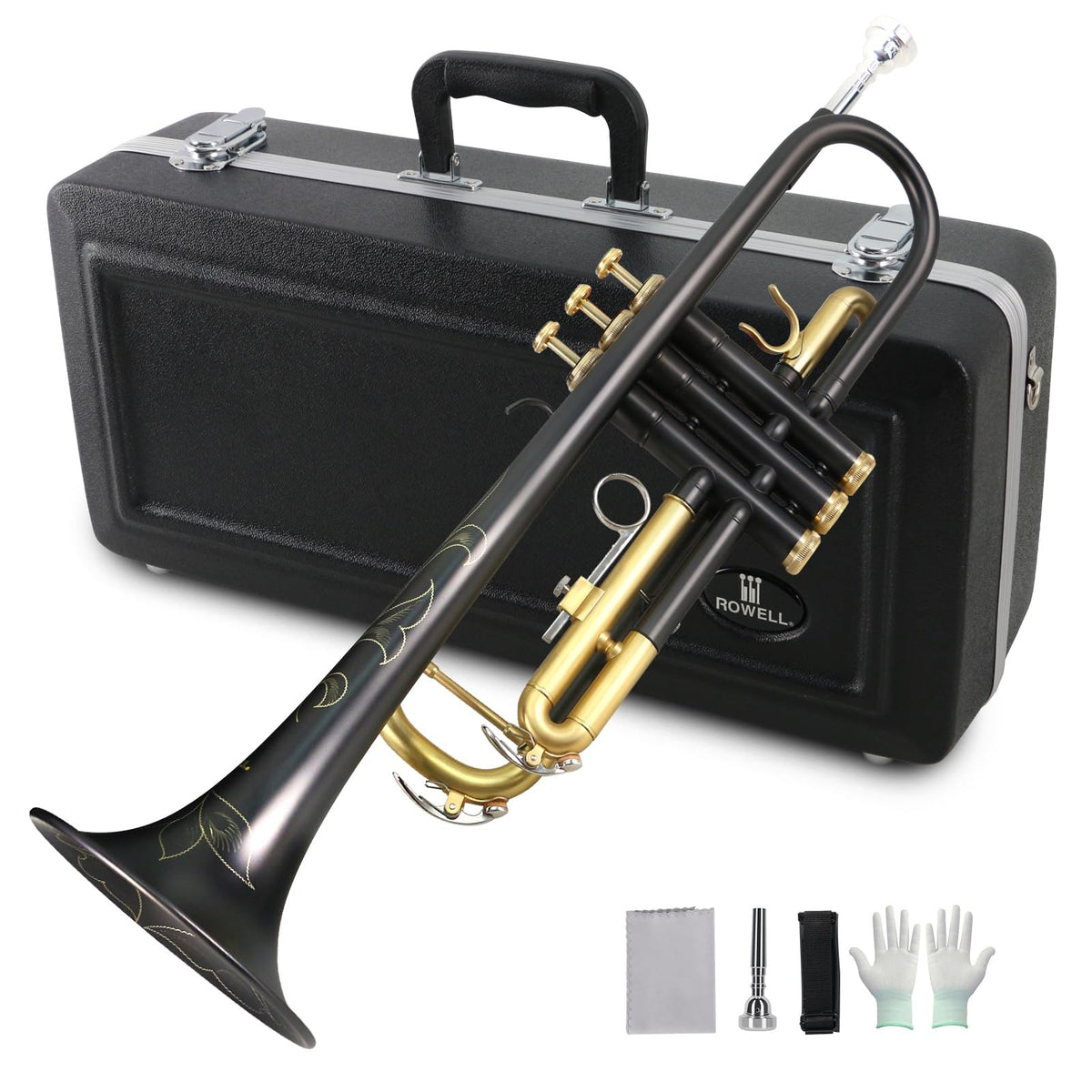 Bb Brass Trumpet Set with Case & 7C Mouthpiece W76256