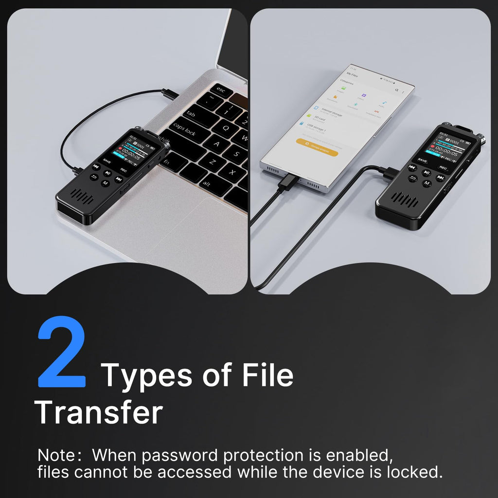 160GB Voice Recorder with Playback W636