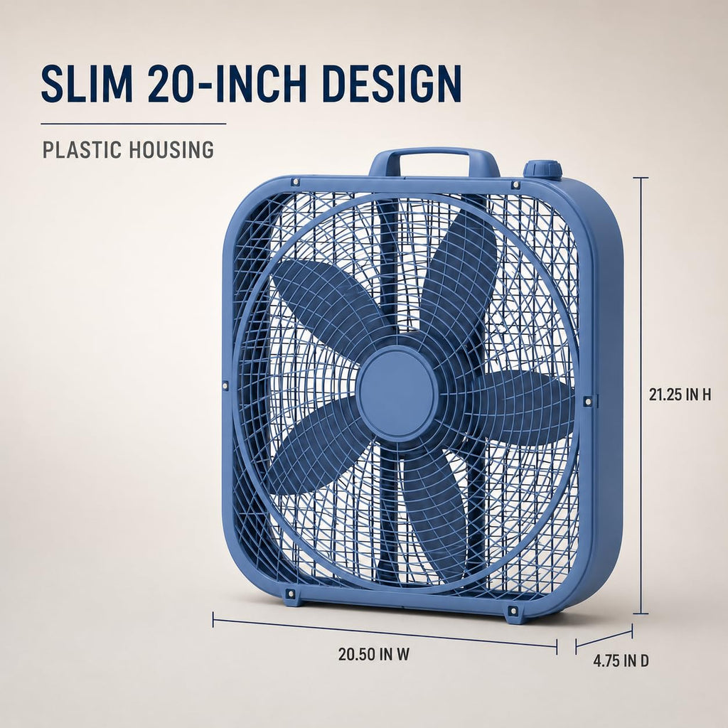20" 3-Speed Box Fan N785204