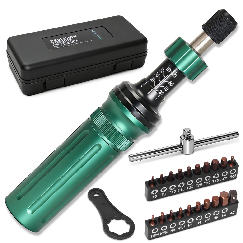 10-70 in-lb 1/4" Drive 24 PCS Torque Screwdriver Set X57502