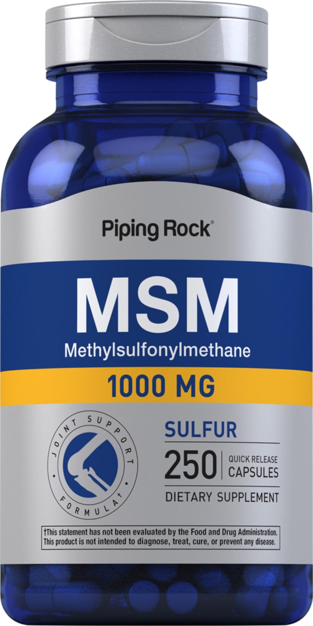 MSM 1000mg Capsules 250 Count K5383