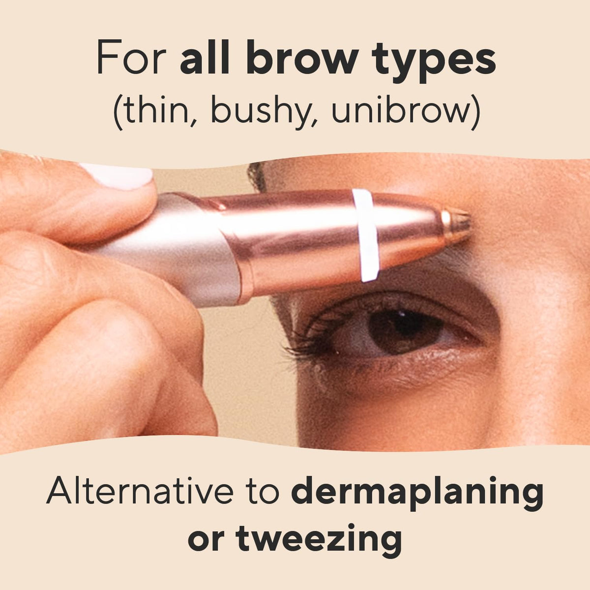 Electric Eyebrow Hair Remover with LED Light C9379