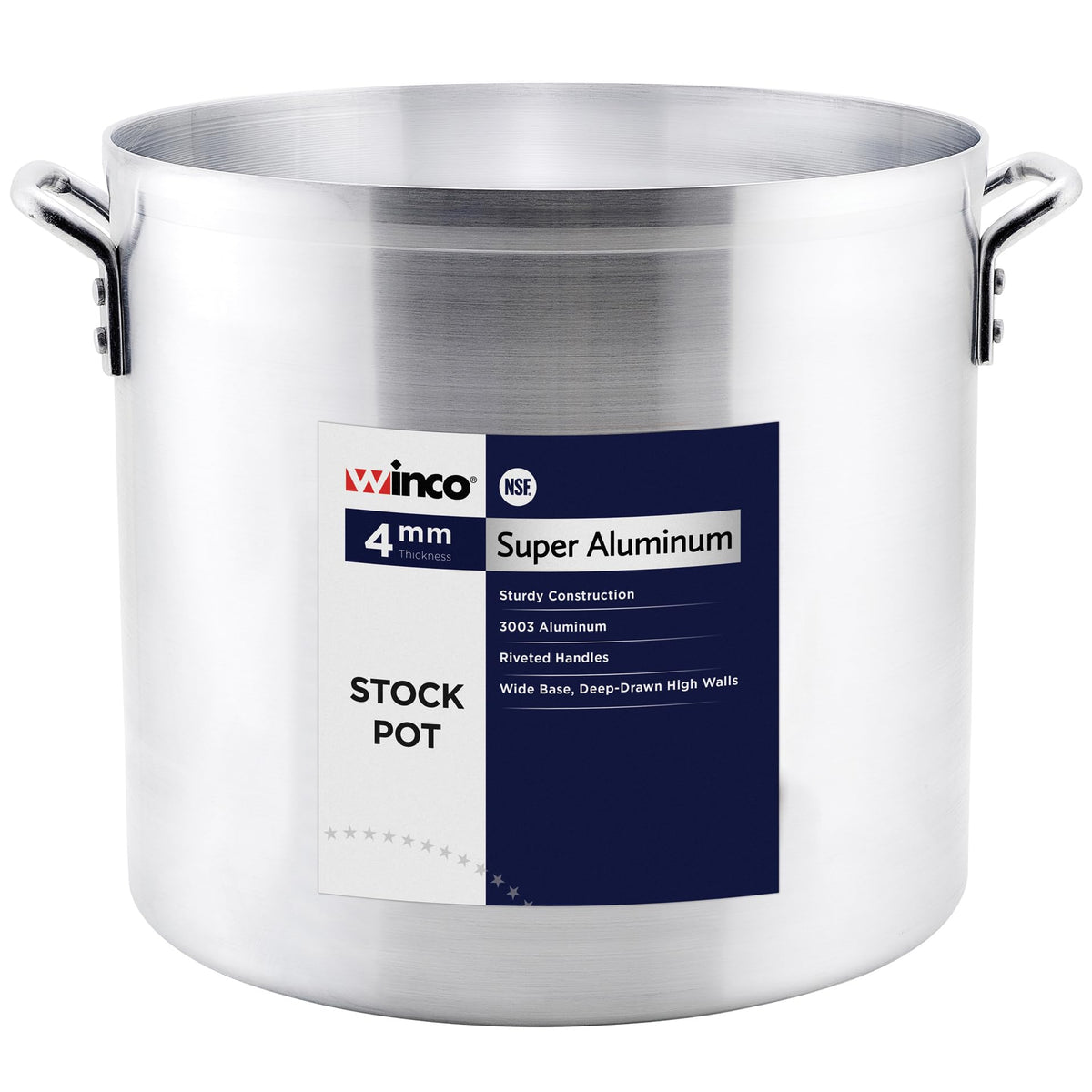 Heavy-Duty Aluminum Stock Pot 50 Quart A93693