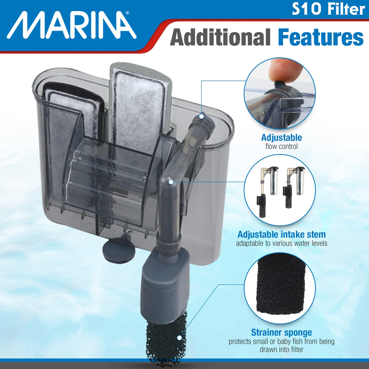 Power Filter up to 10 gallons O871