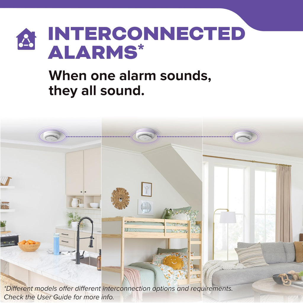 Smoke & CO Detector 3 Pack P491