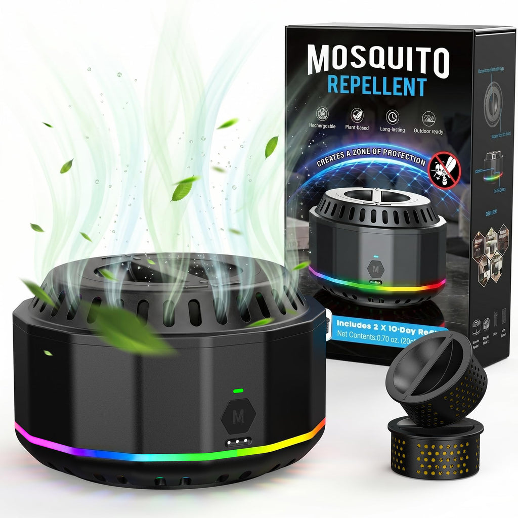 Electronic Mosquito Repellent Outdoor Patio Black 2 P7761