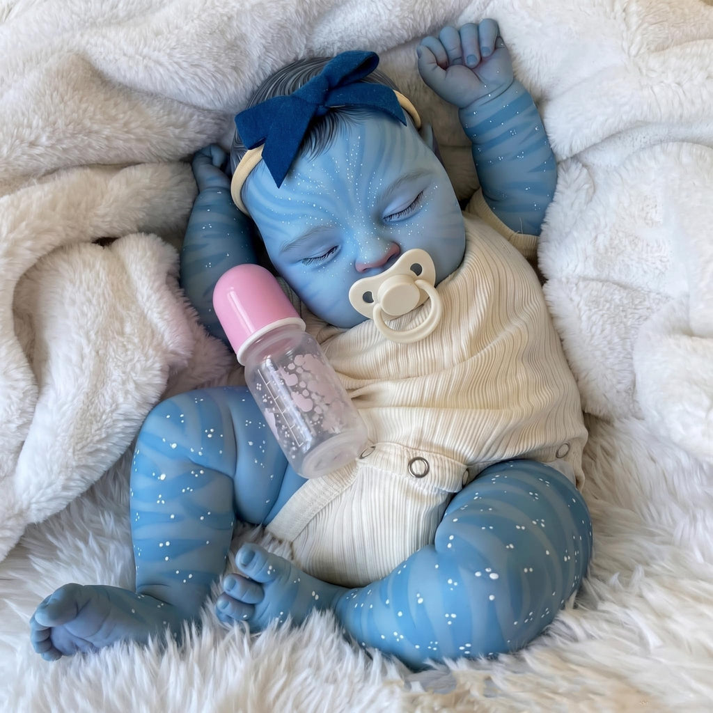 20 Inch Soft Body Vinyl Realistic Sleeping Newborn Baby Doll J61236