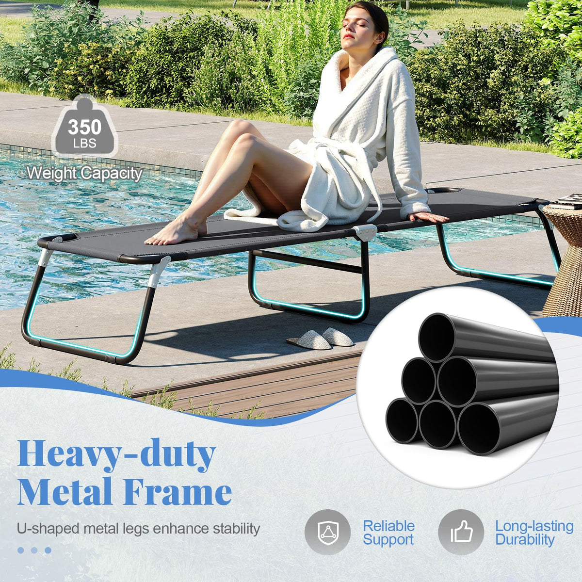 Folding Camping Cot Y84328