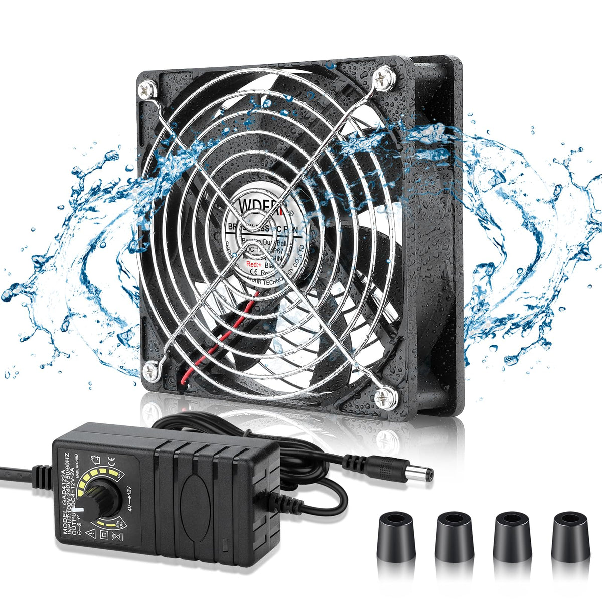 120mm x 25mm IP67 Waterproof Cooling Fan E737561