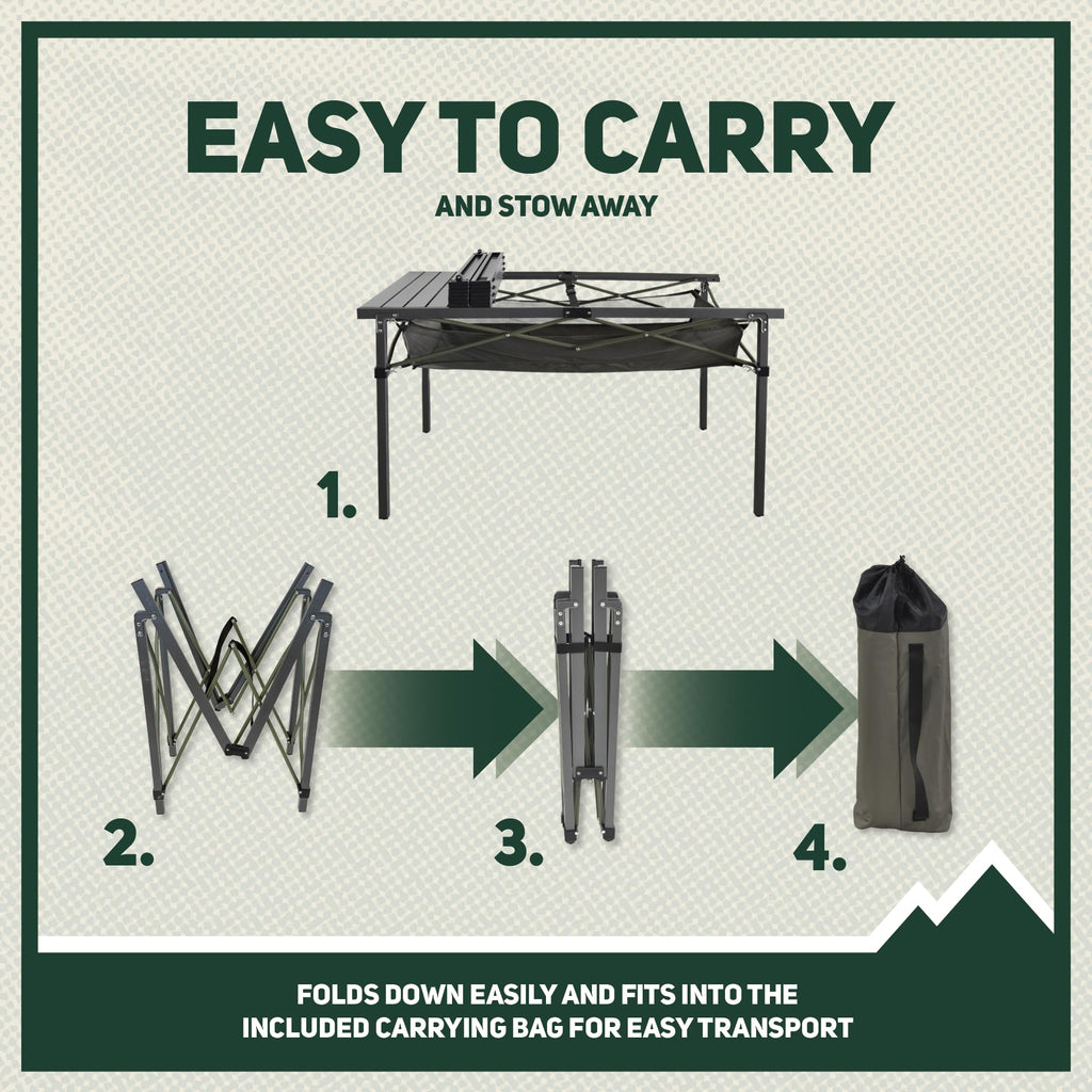 Portable Aluminum Camping Table E90684