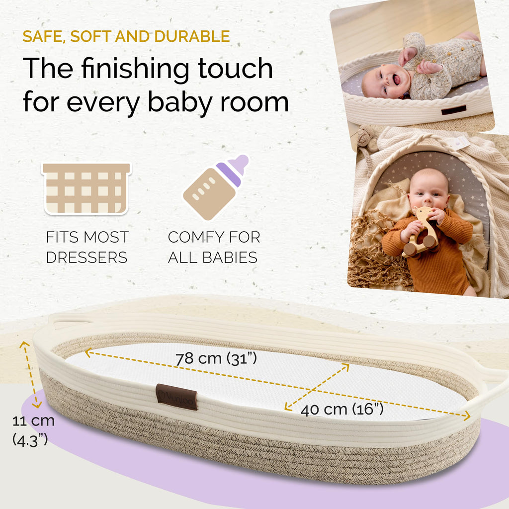 Baby Changing Basket, Portable Diaper Changing Pad J9130