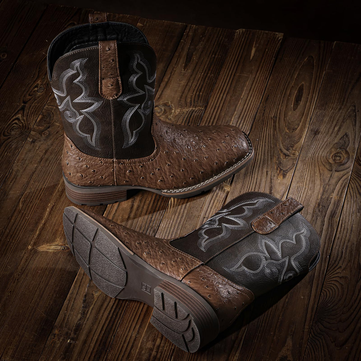 Cowboy Boots for Men with Square Toe E28944