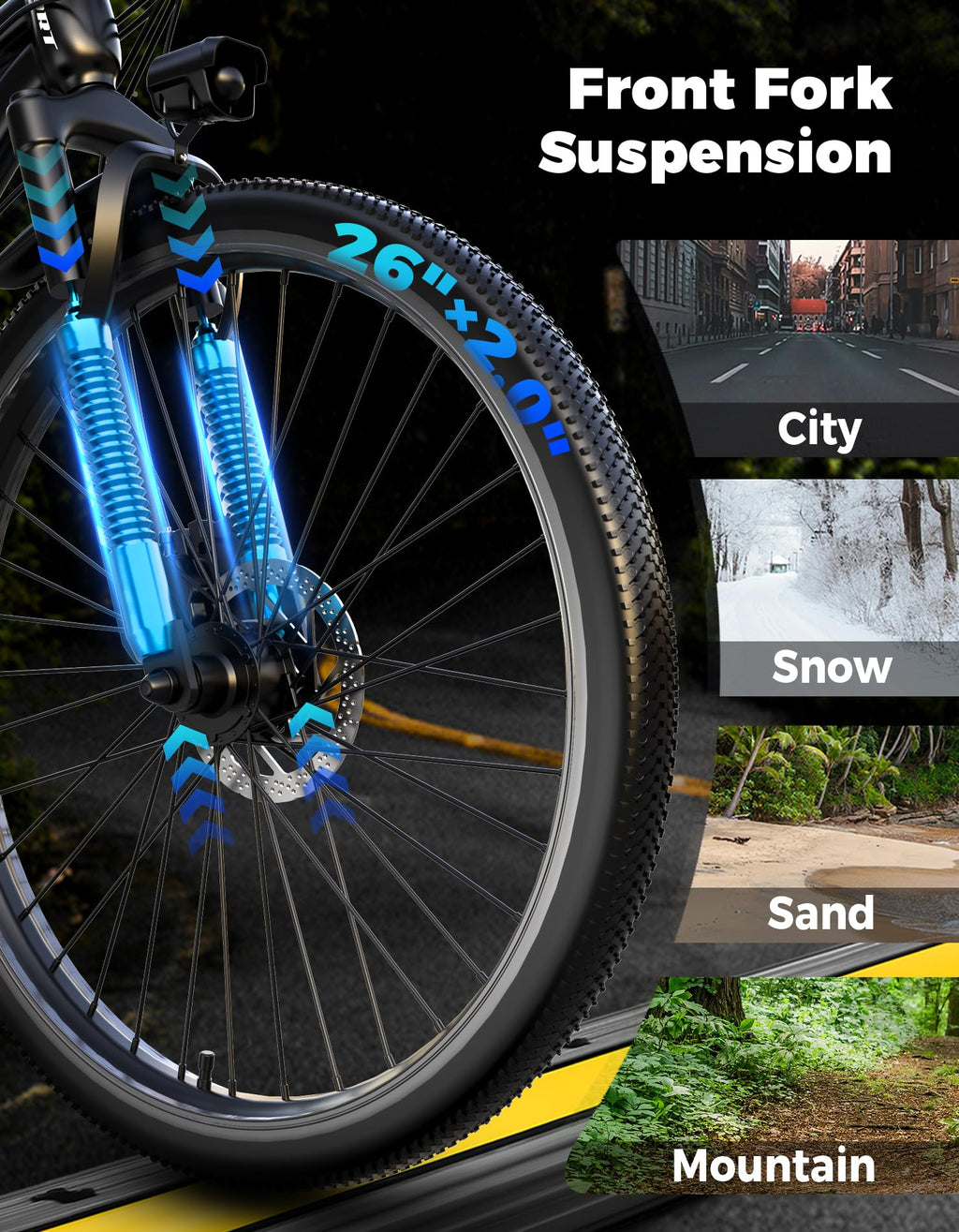 350W 7-Speed Electric Bike O1355