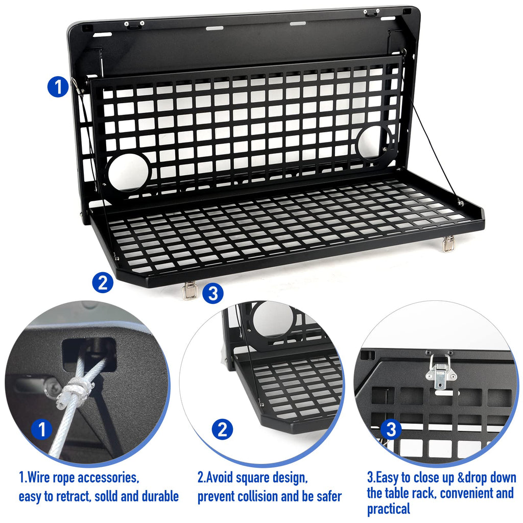 Foldable Aluminum Alloy Tailgate Table U51984