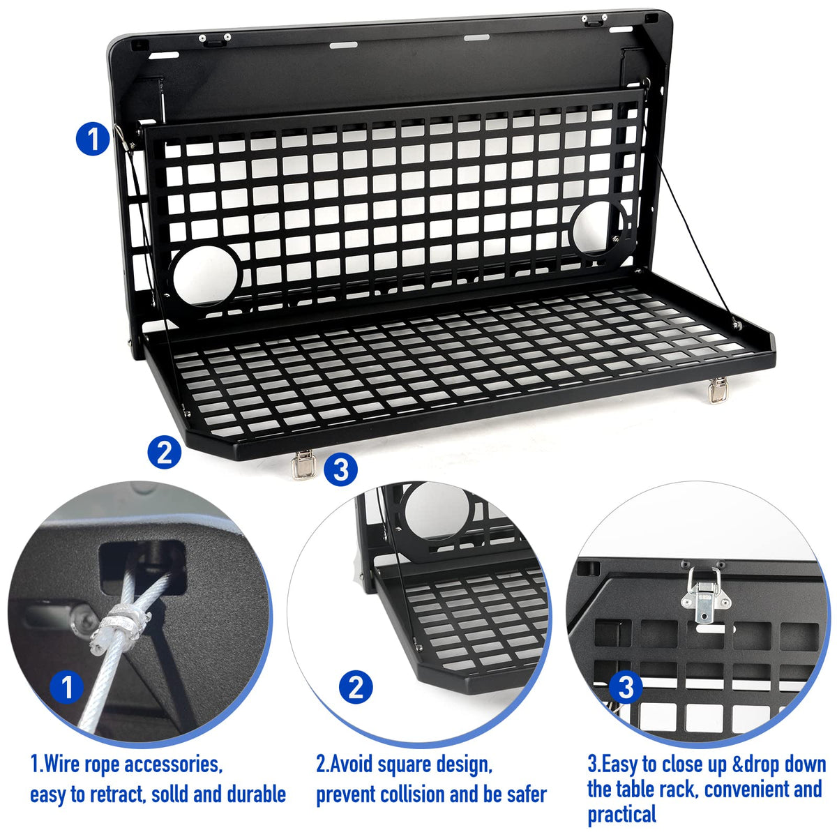 Foldable Aluminum Alloy Tailgate Table U51984