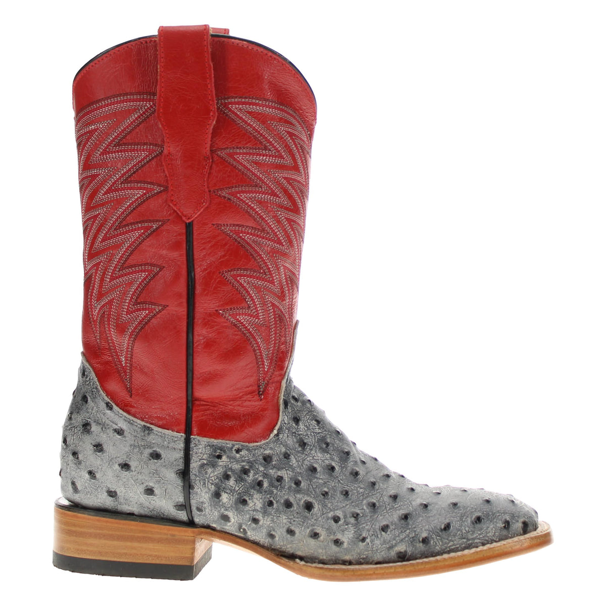 Men's Leather Square Toe Cowboy Boots R1403