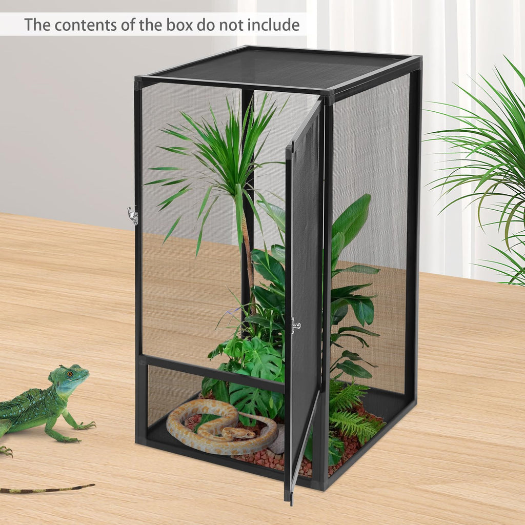 40 Gallon Aluminum Alloy Screen Reptile Terrarium with Locking Latch P397