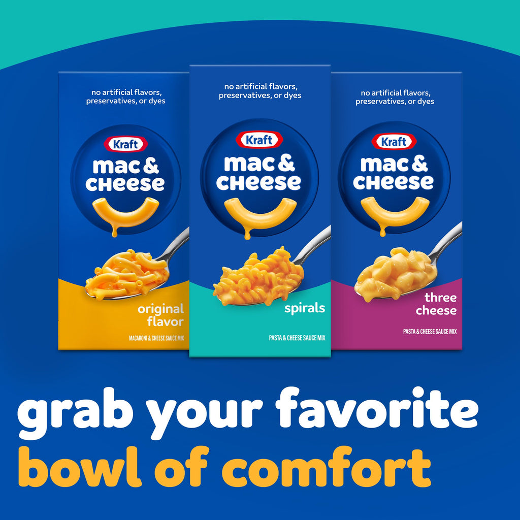 Kraft Spirals Mac and Cheese 5.5 oz Pack of 6 W1689