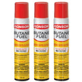 Butane Fuel Lighter Refill 3 Pack L33796